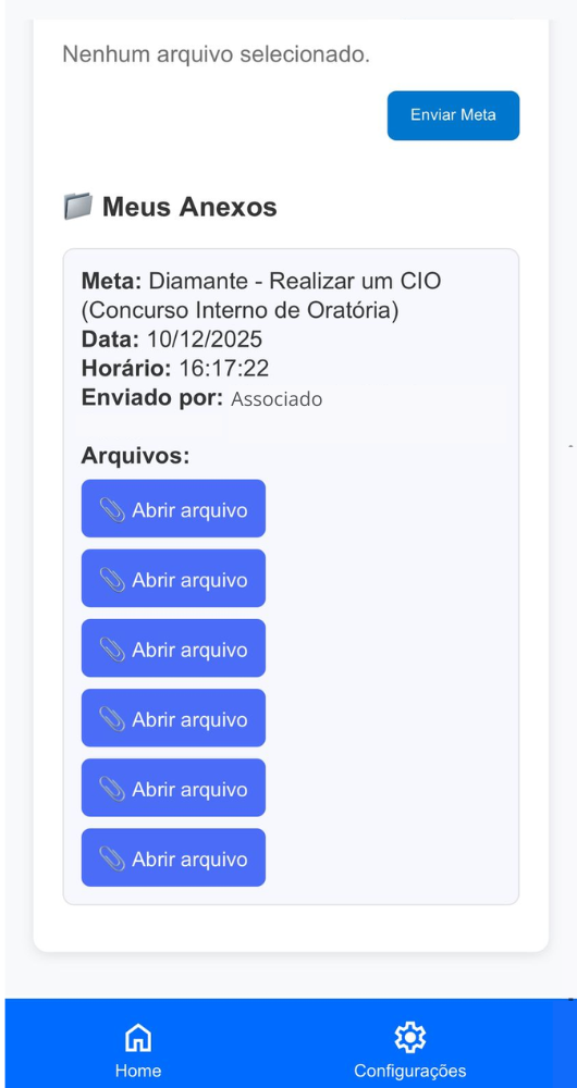 Anexos e documentos no ICAPP